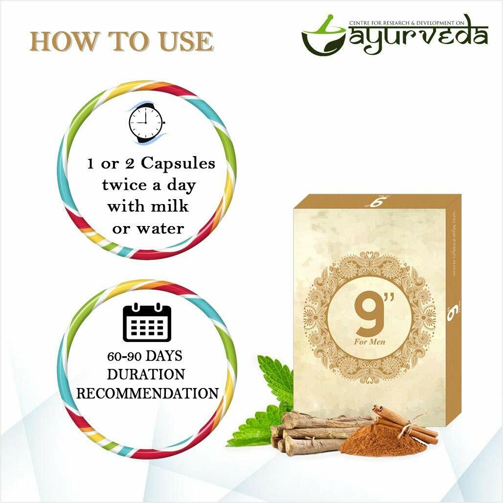CRD Ayurveda Ayurvedic Combo Pack of 50 Capsules + 1 Oil For Men LONG EXPIRY