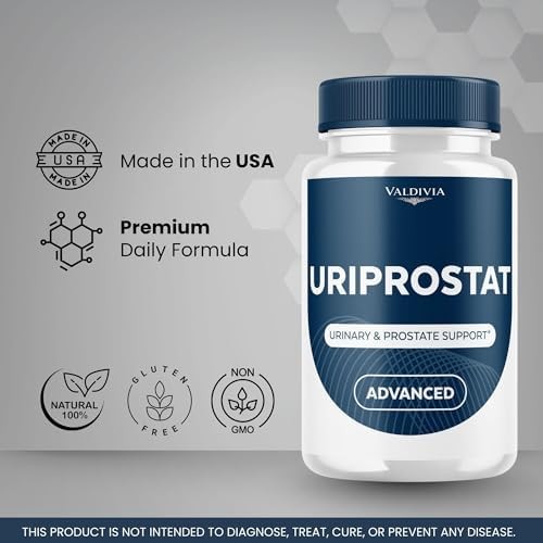 Valdivia Uriprostat 180 Capsules 3 Pack Men’s Health Supplement Made in USA Male