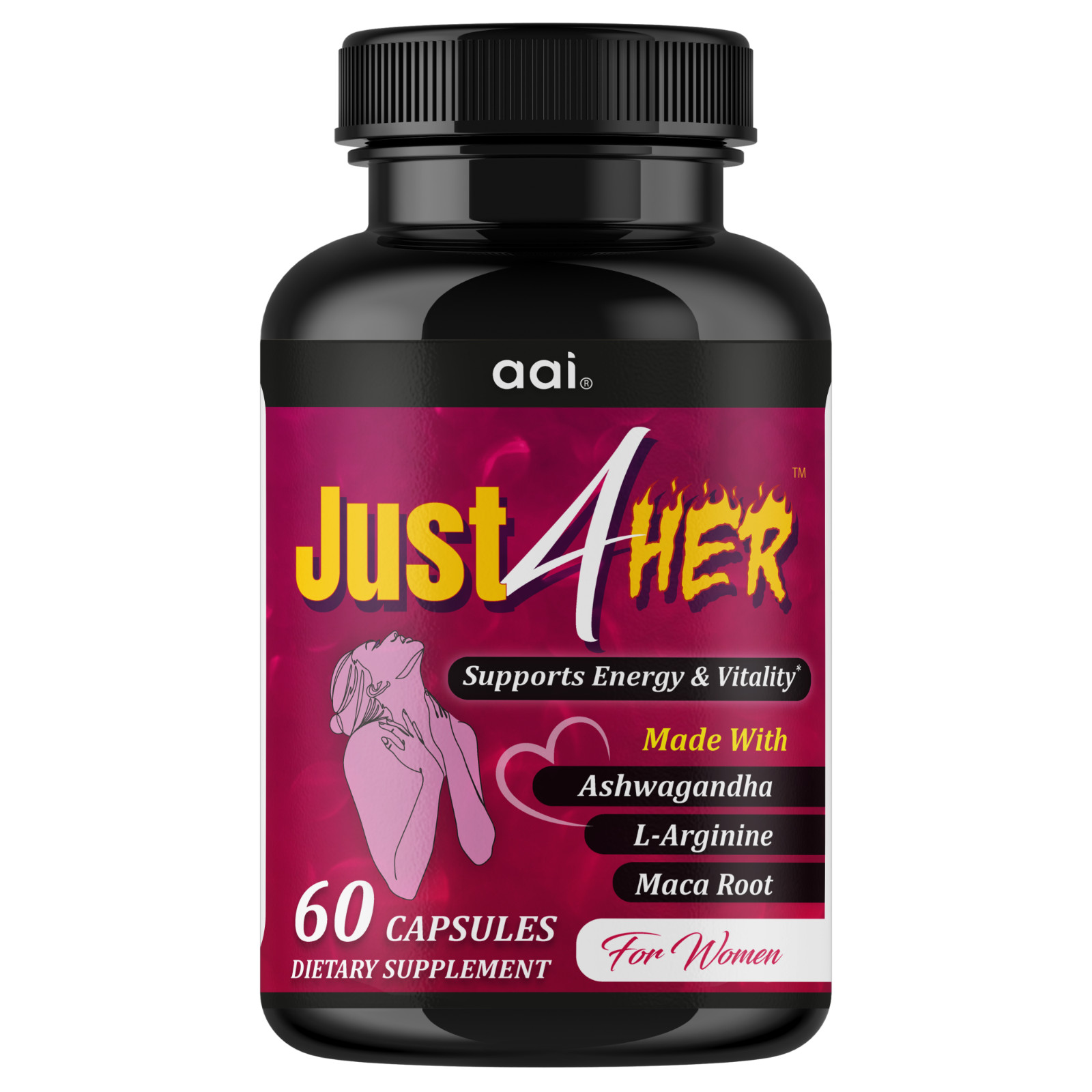Female Libido Booster for Women – Mood Energy Hormone Support 60 Capsules