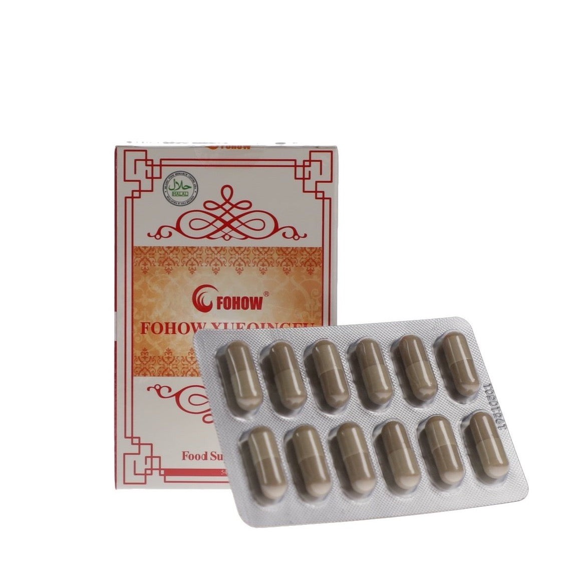 Fohow Xueqingfu Nattokinase 120 Capsules Grape Seed Gynostemma Circulation