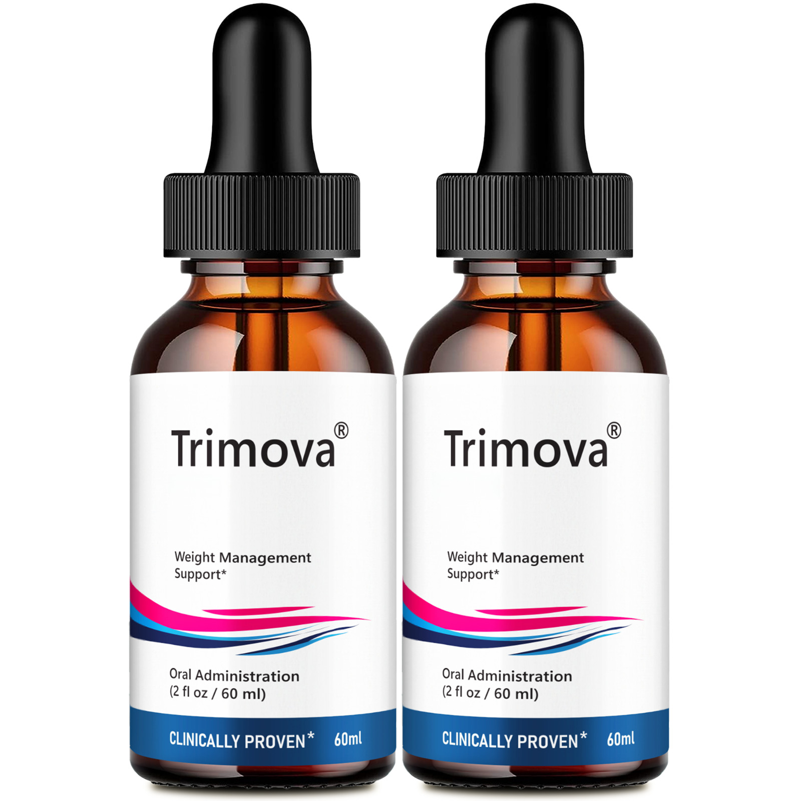 TRIMOVA Drops Weight Management – Metabolism Drops for Men & Women (2 Pack)