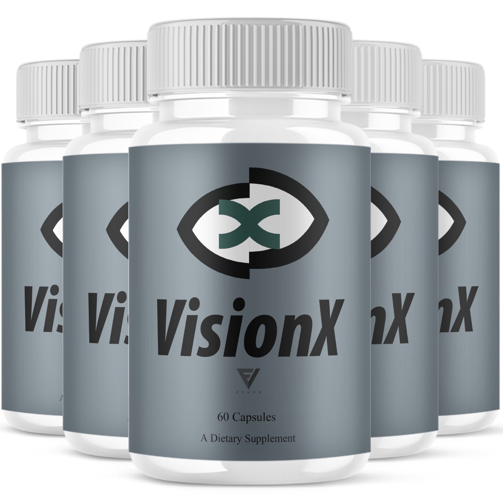 (5 Pack) VisionX Advanced Eye Health Support, Vision X Supplement (300 Capsules)