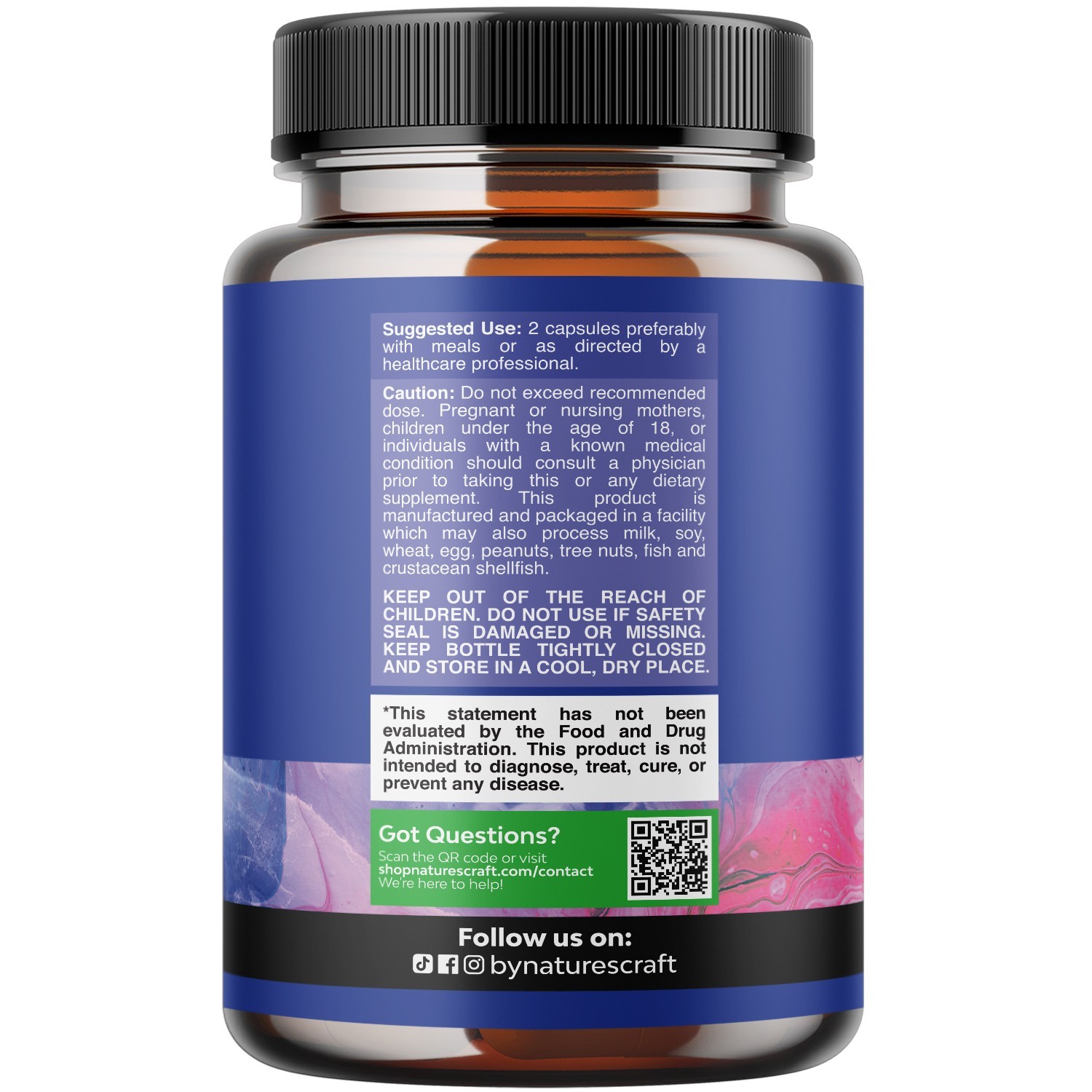 Natures Craft Candi-Clear Body Cleanse Detox for Women with Caprylic Acid 60ct