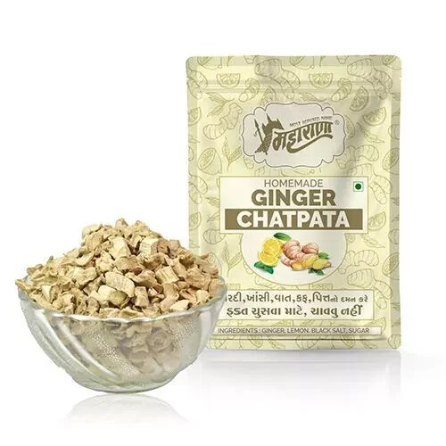 Maharana Ginger Chatpata Mouth Fresheners – Extremely Digestive Mukhwas (5 Pack)
