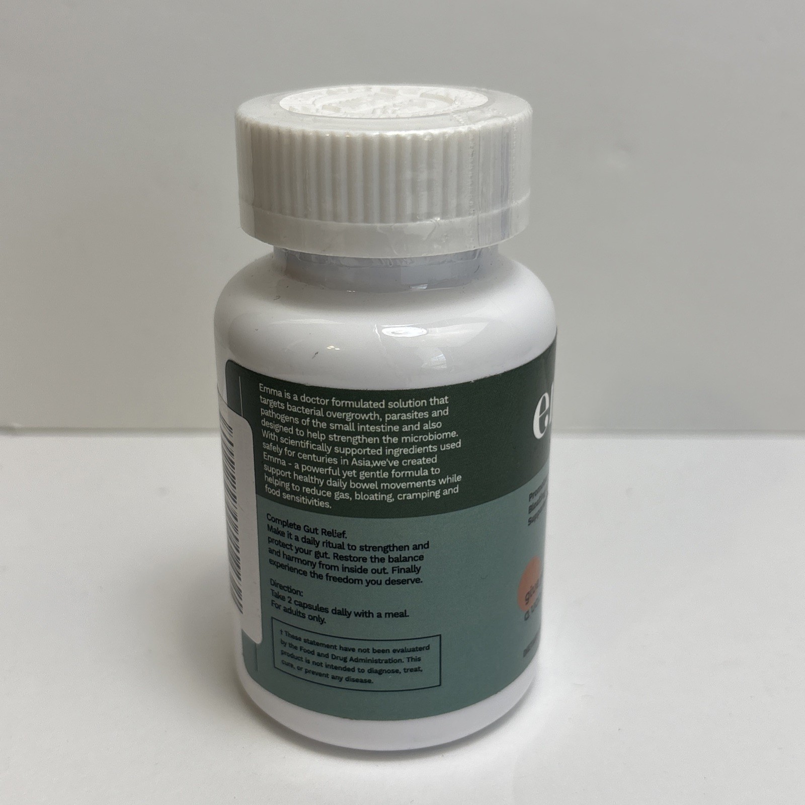 Emma Relief Supplement Konsciens Keto for Gut Bloating 60 Capsules Exp 12/2026