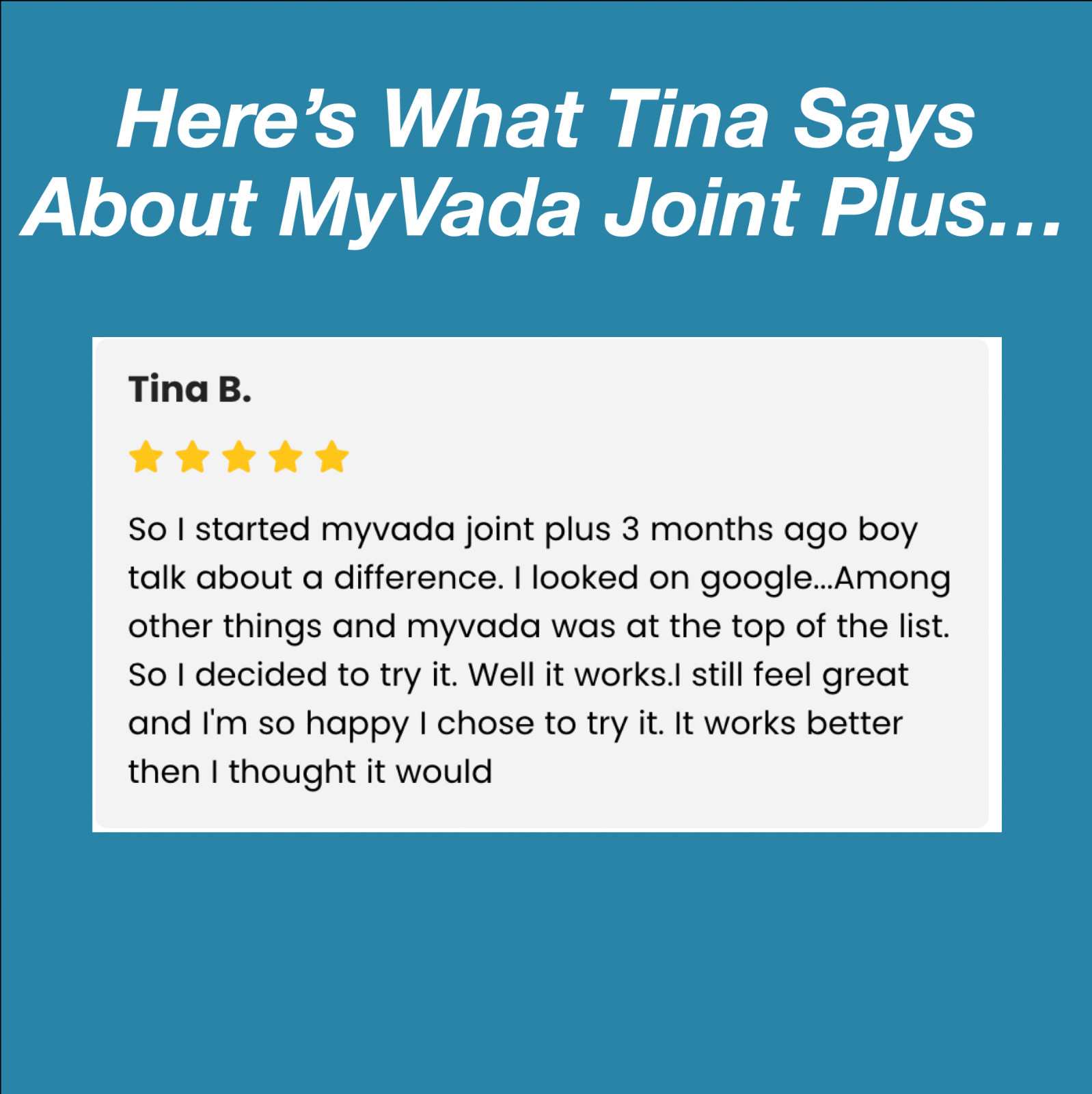 MyVada Joint Plus – Ayurvedic Herbal Organic Herbal Joint Health Supplement