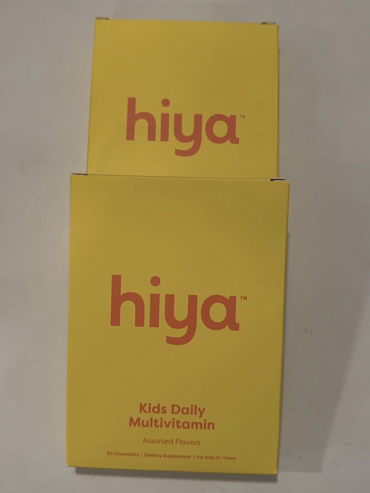 2 Hiya Kids Daily Multivitamin Assorted Flavors 30 Chewable Supplements