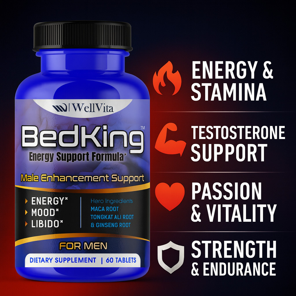 Testosterone Booster for Men Energy, Libido Enhancement Performance Pills (60)
