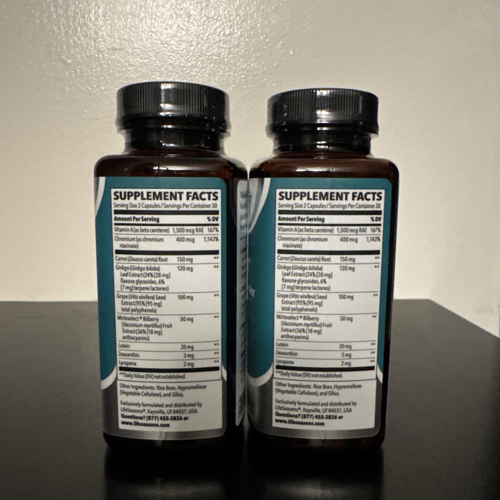 LifeSeasons, Visibili-T -Eye Health Complex* 120 Veg Capsules