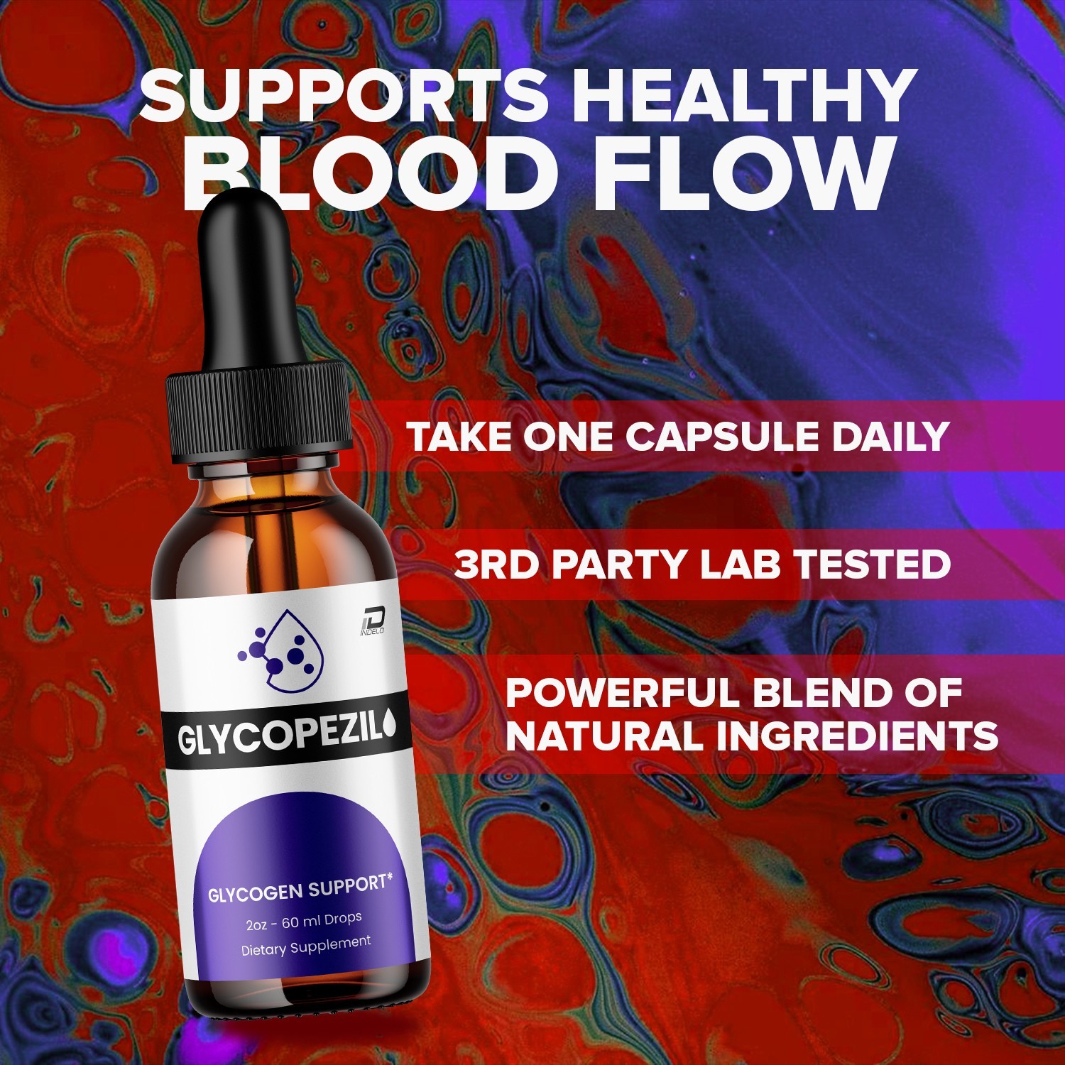 (5 Pack) Glycopezil Liquid Drops – Glycopezil Drops Extra Strength Natural Blend