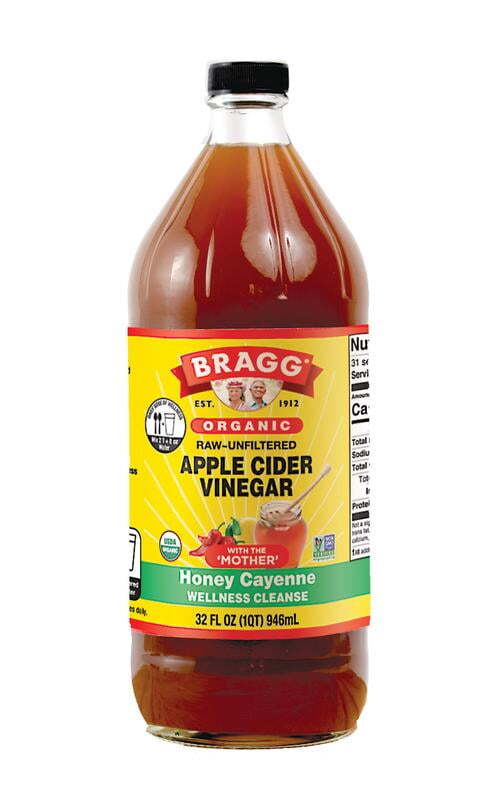 Organic Apple Cider Vinegar Honey Cayenne Wellness Cleanse,32 fl oz