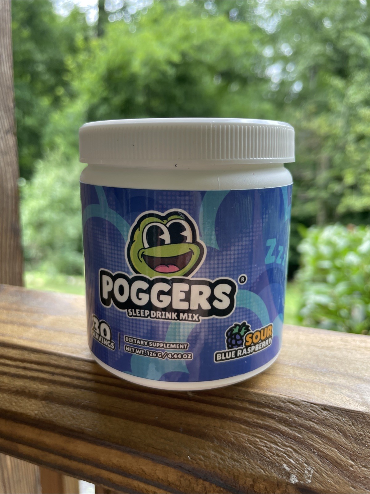 Poggers Sleep Drink Mix Powder, 126g, 30 Servings Sleep Supplement