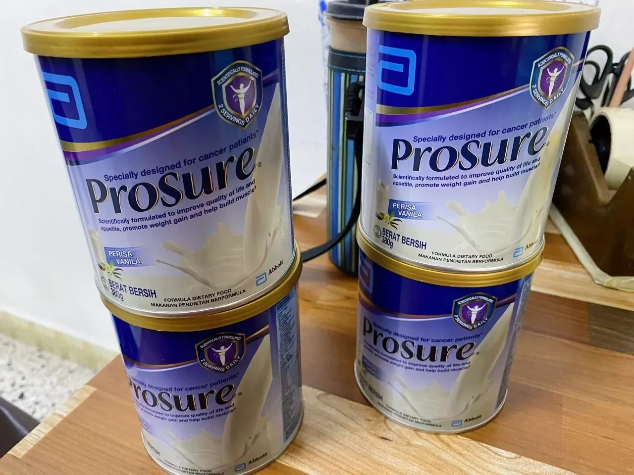 8 X Abbott Pro Sure Milk (High Protein, Prebiotic & EPA) 380g Express Shipp