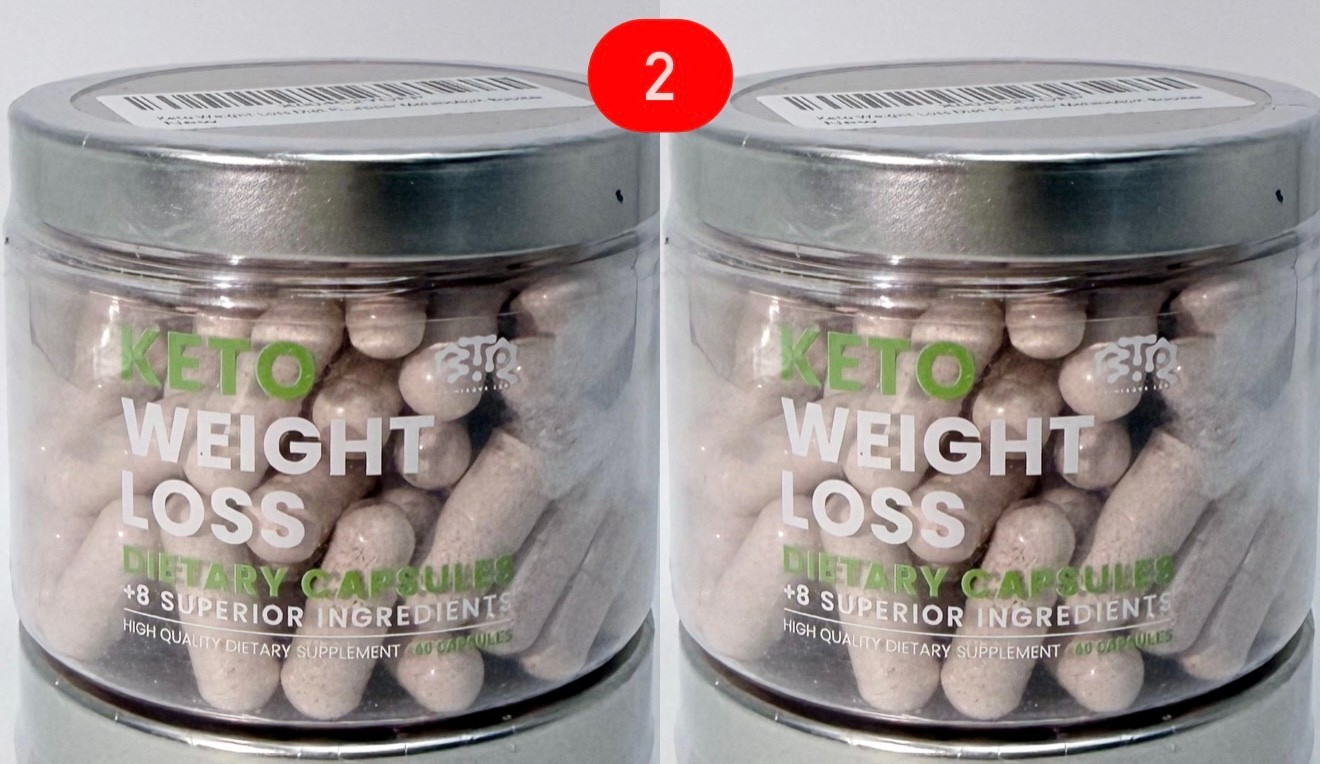 2 Pack Keto Weight Loss Diet Pills Natural Appetite Suppressant 120 ct EXP 05/27