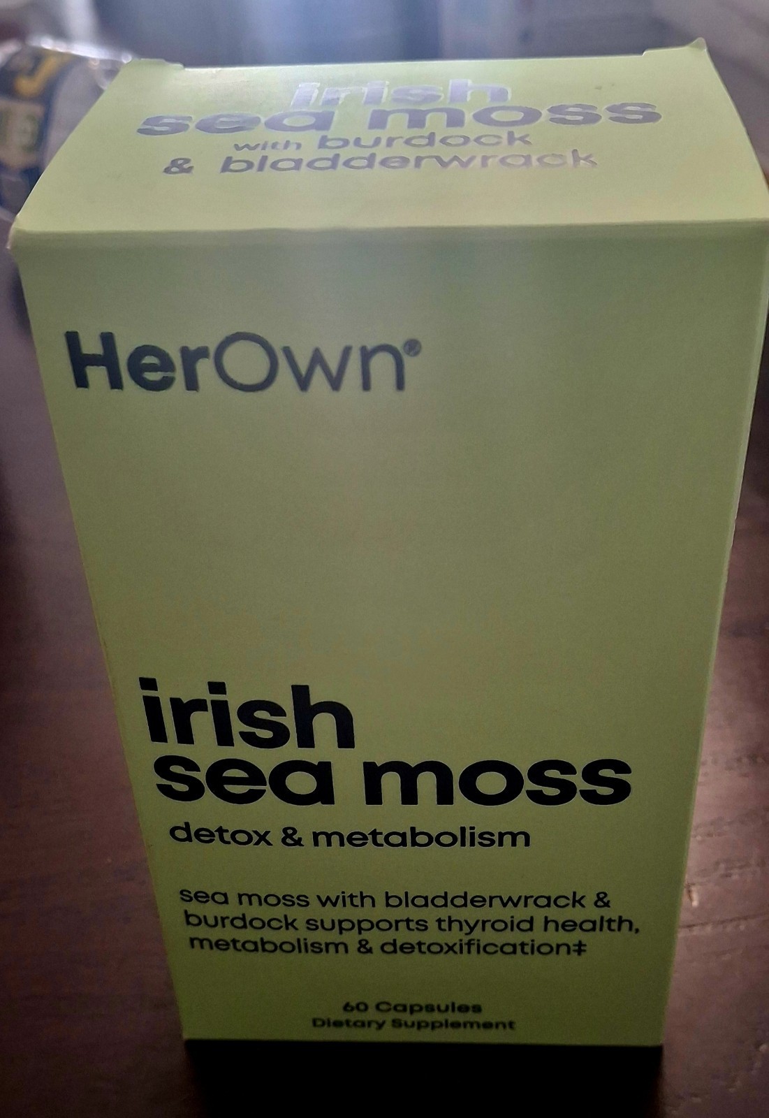 Her Own Irish Sea Moss Detox & Metabolism Dietary Supplement NIP Exp: 7/2028
