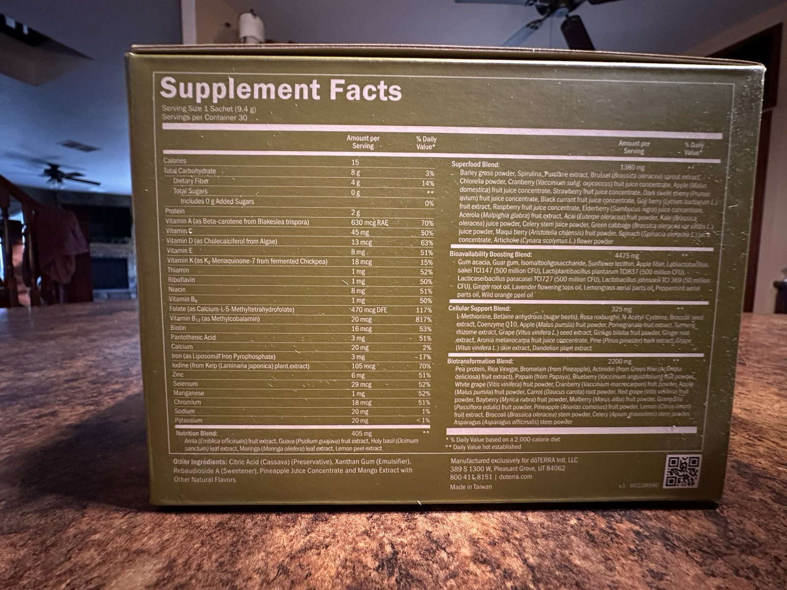 doTERRA VMG+ Whole-Food Nutrient Complex capsules 30 Sachets