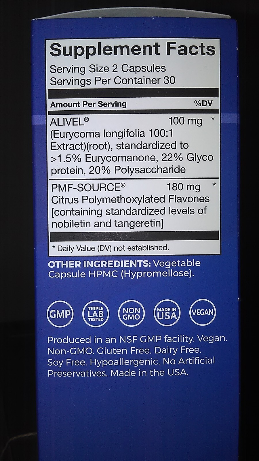 Versa Alpha Boost Everyday Free Testosterone 60 Vegan Caps Supplement 10/2026