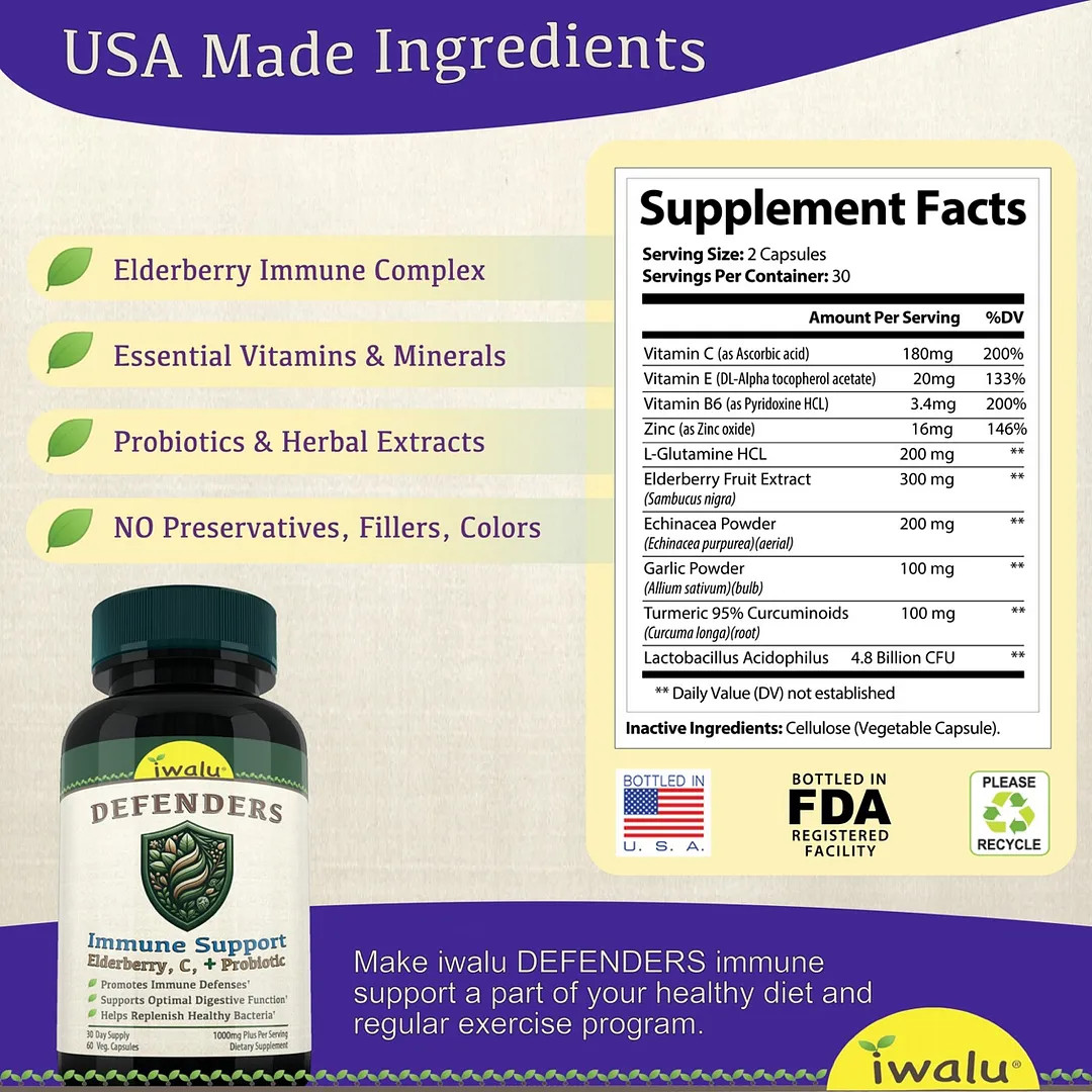Immune Support | Healthy Immune System Supplement Capsule FREE SHIP