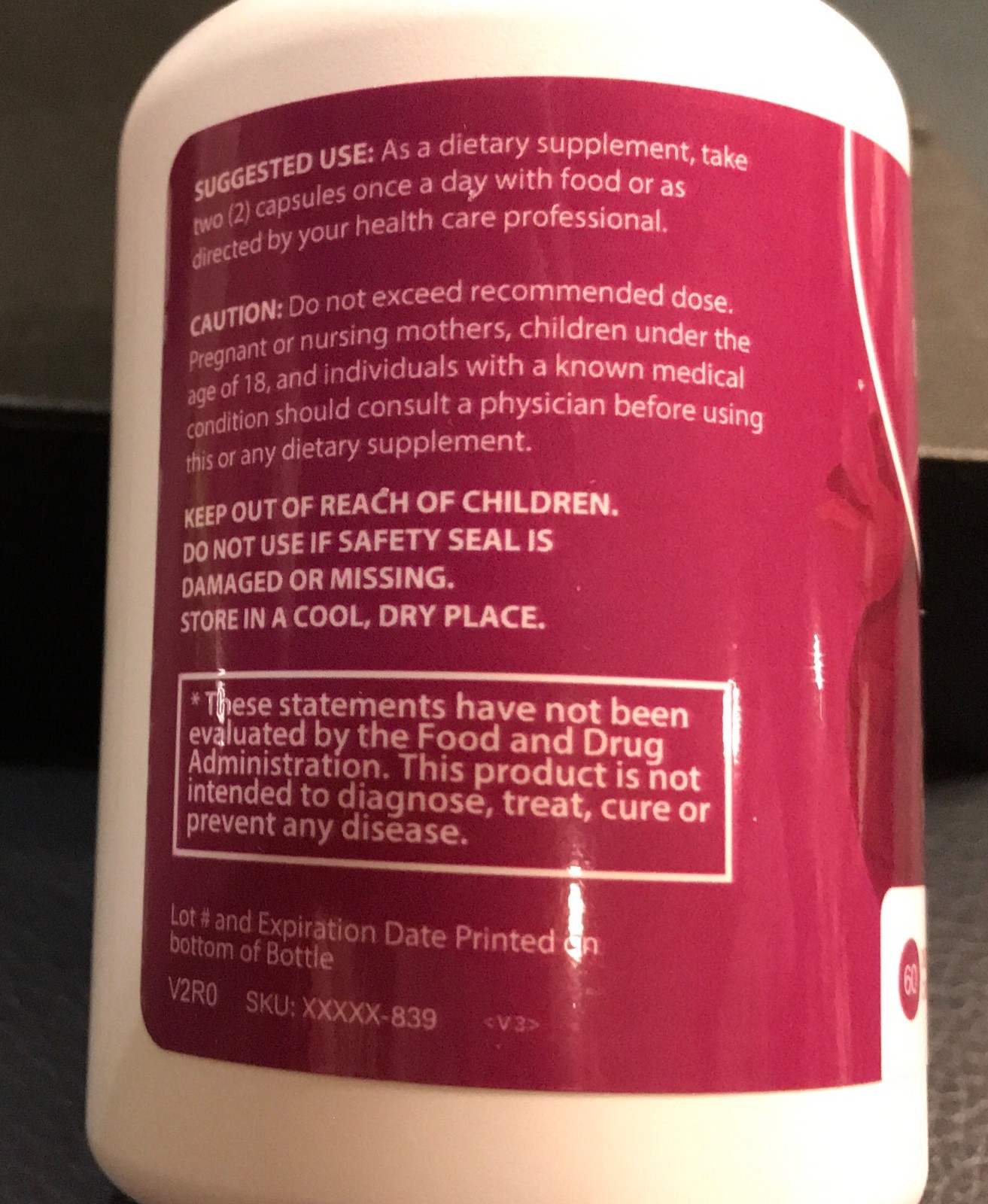 NEW 2 Sealed Bottle of Rosabella Beetroot Capsules, 60/bottle