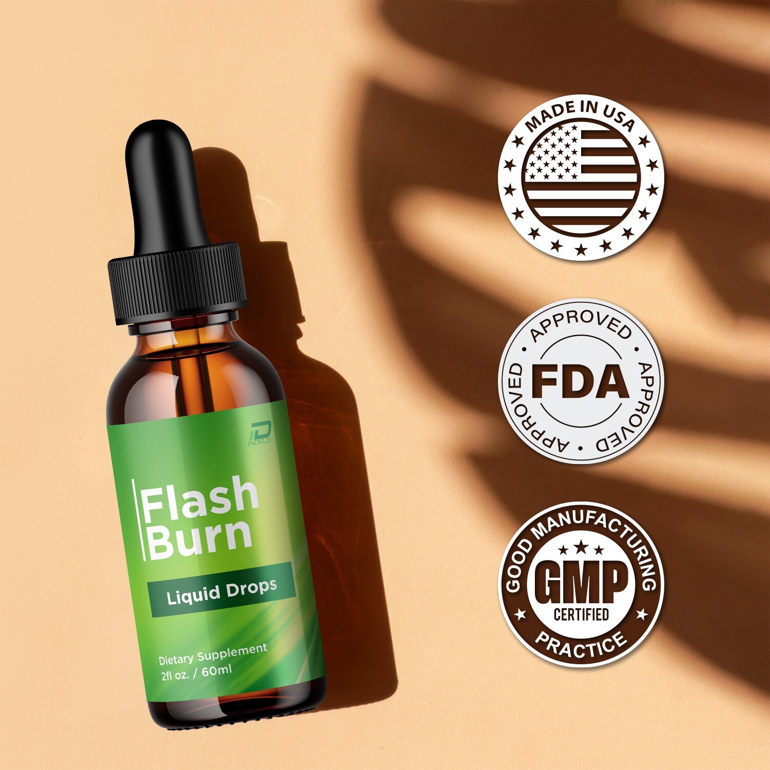 (2 Pack) Flash Burn Drops Healthy Formula – FlashBurn Liquid All Natural Healthy
