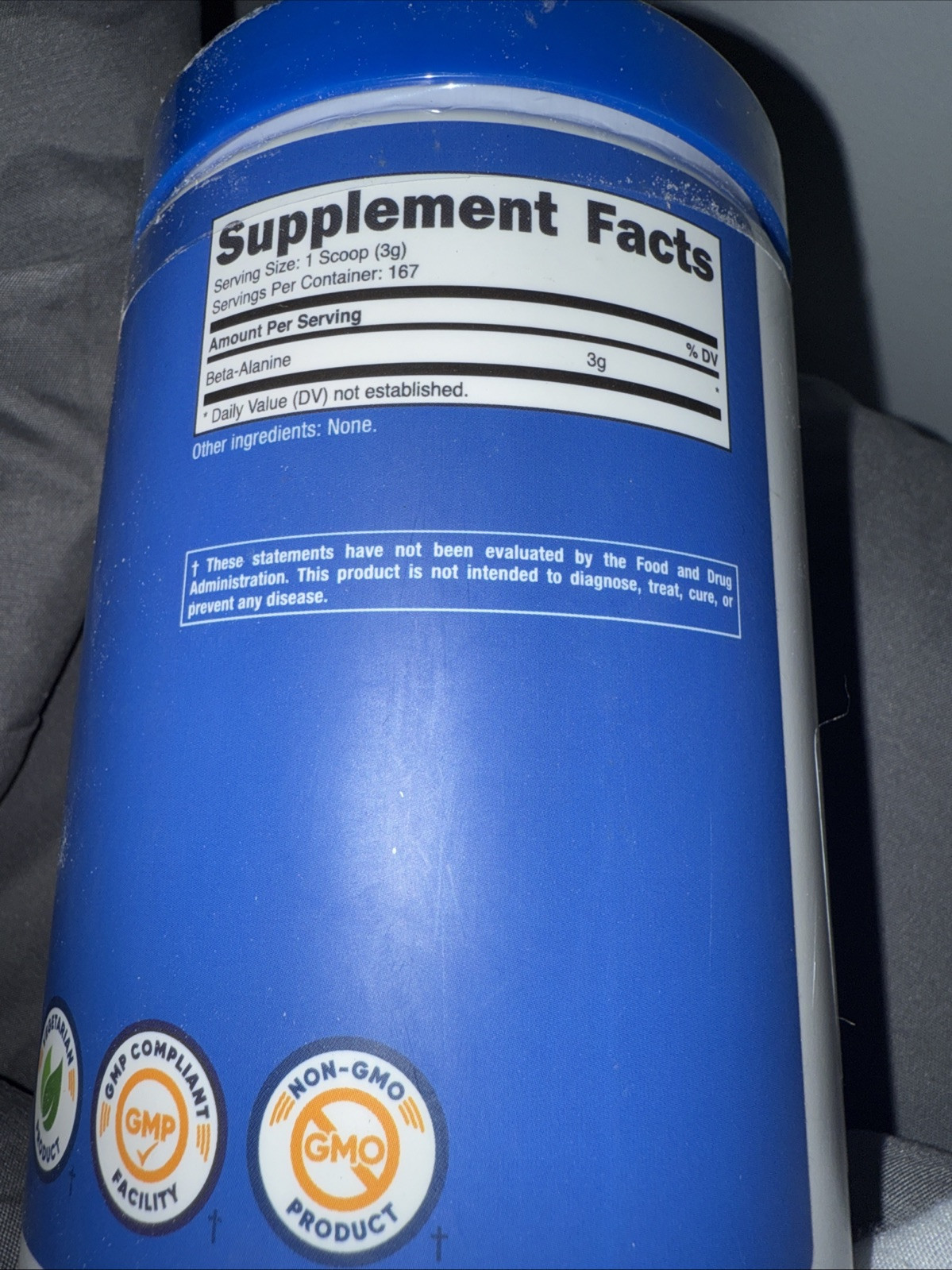 Nutricost Beta Alanine Powder 500 Grams – Pure Beta-Alanine