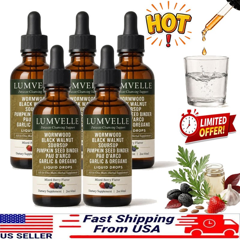 LUMVELLE Wild Harvested Wormwood Herbal Liquid Botanical Supplement Drops HOT