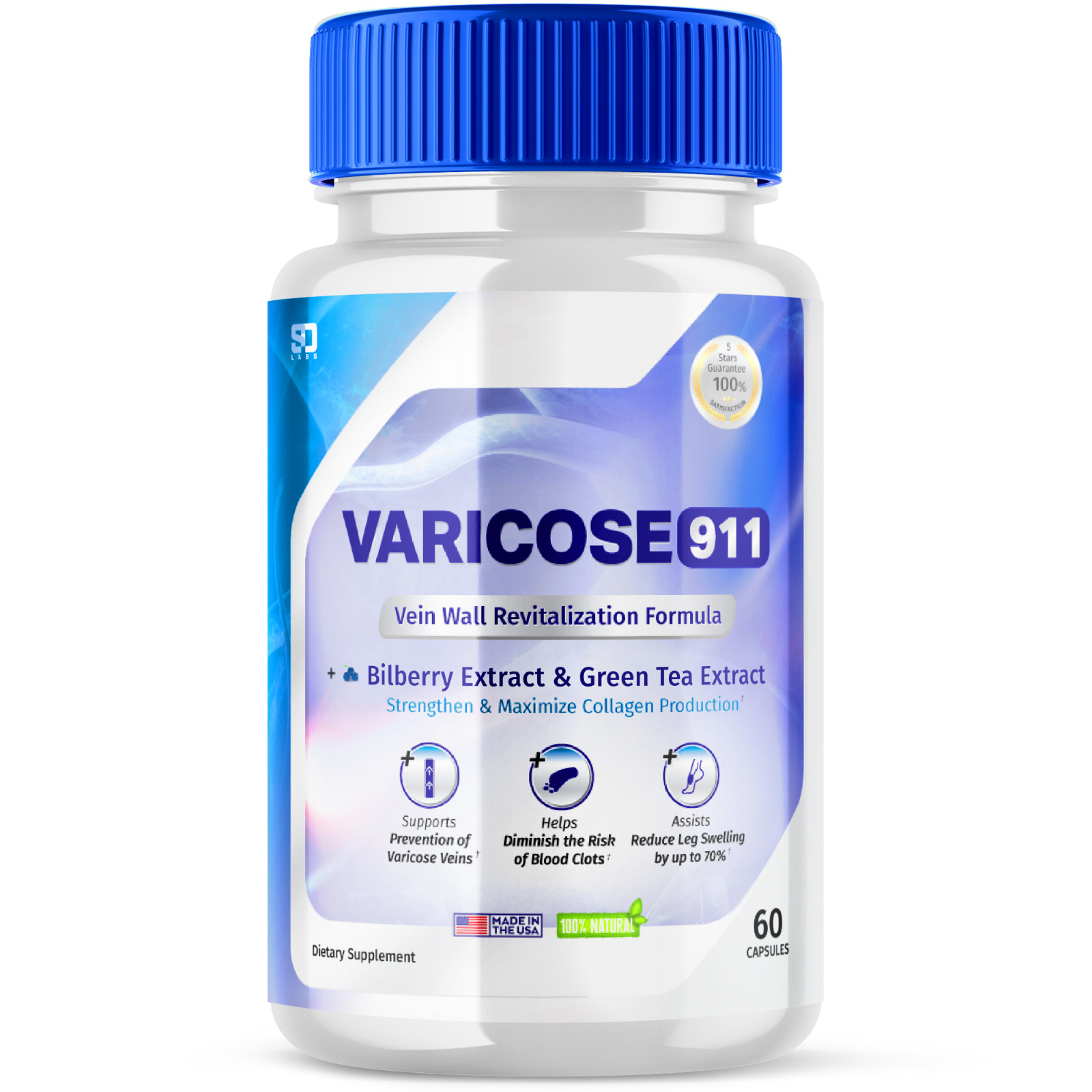 Varicose 911 – Enhance Daily Wellness and Collagen Support 60 Capsules