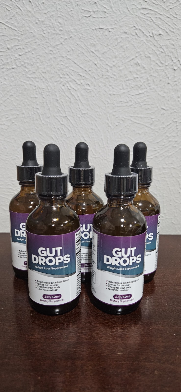 (5 Pack) Gut Drops Advanced, GutDrops Keto for Weight Loss Management Drops