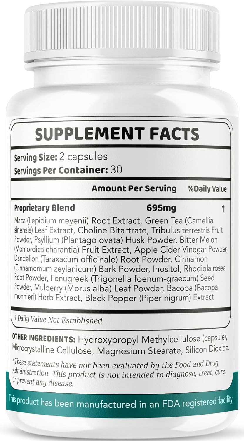 Healthy Flow Cleanse Liver Detox Supplement Capsules Natural 2 Pack 120Ct