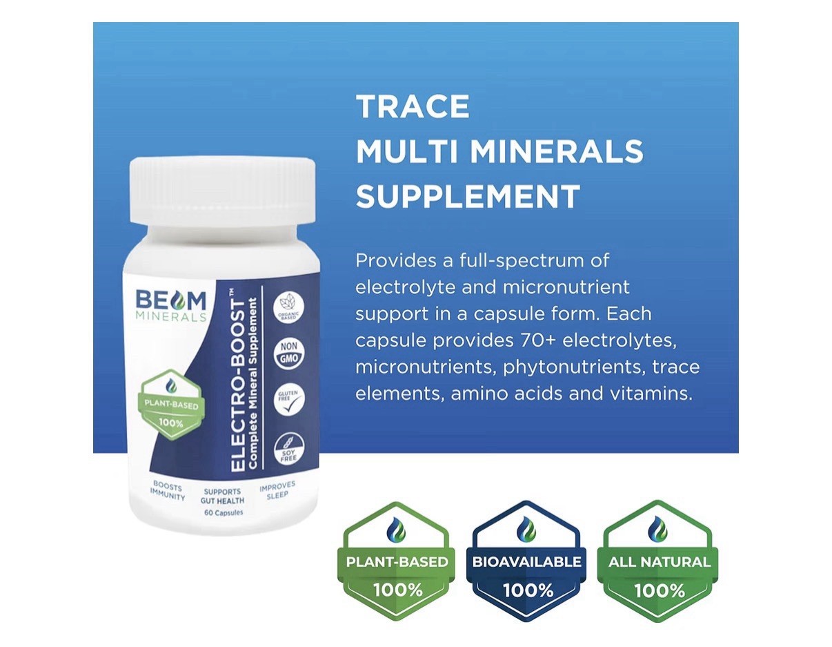 Beam Minerals Electro-Boost Complete Multi-Mineral Boost Immunity Hurt Health