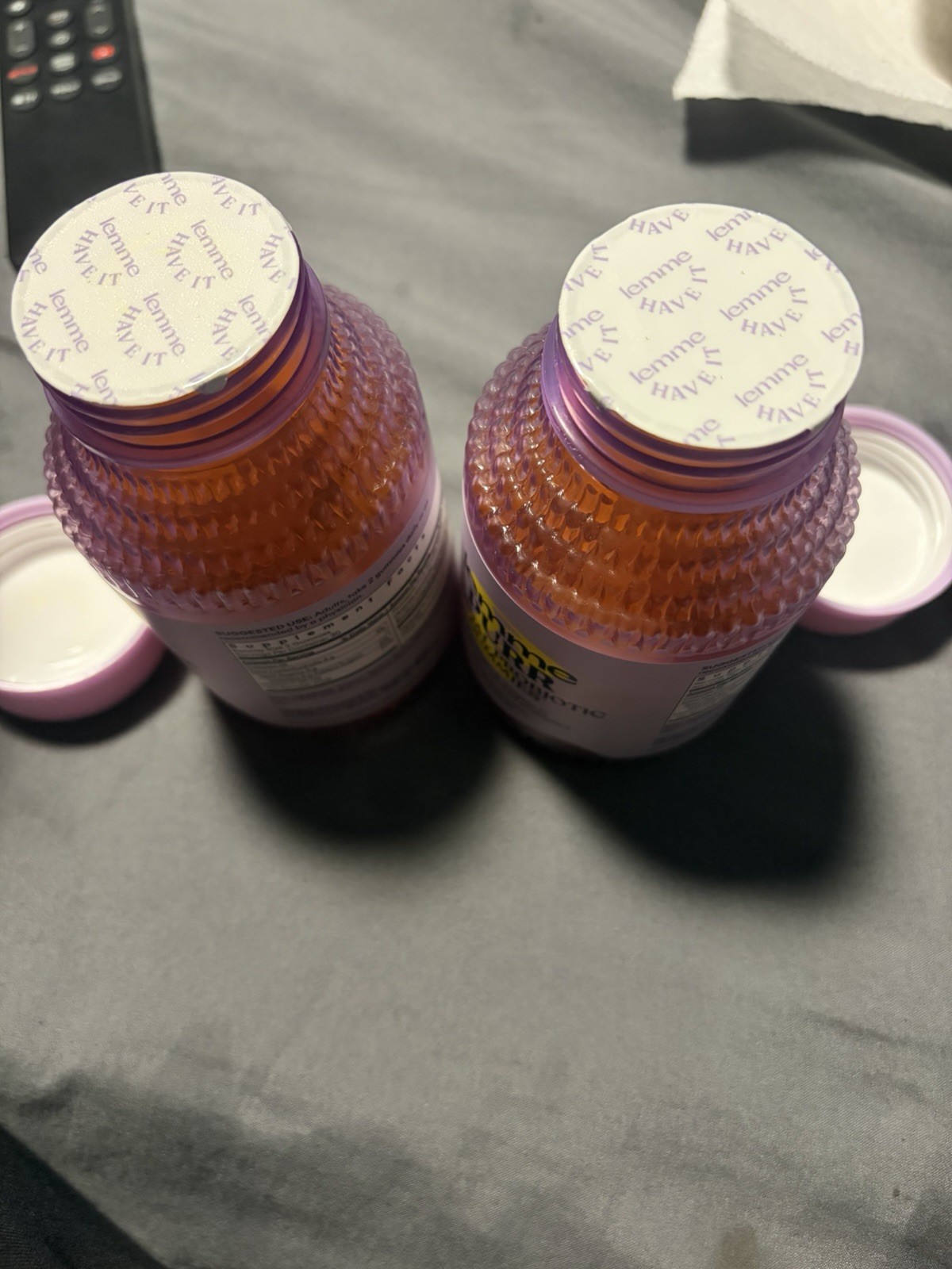 Lemme PURR Vaginal Probiotic Gummies, Pineapple + Vitamin C, 60 Count