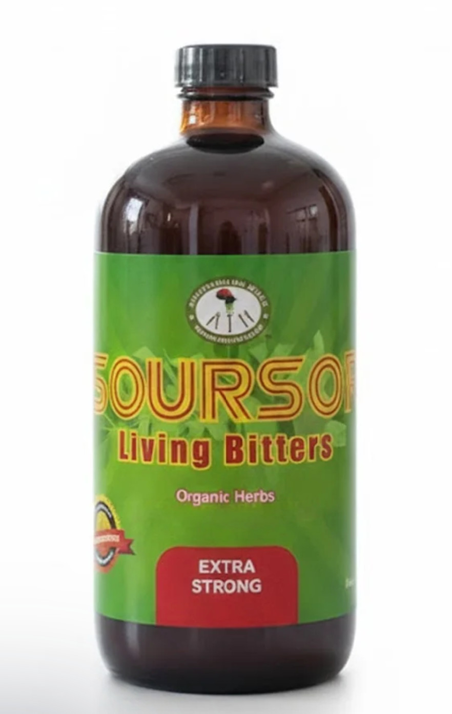 Soursop Living Bitters Extra Strong 3 Pack 16oz Organic Herbal Tonic Halal Vegan