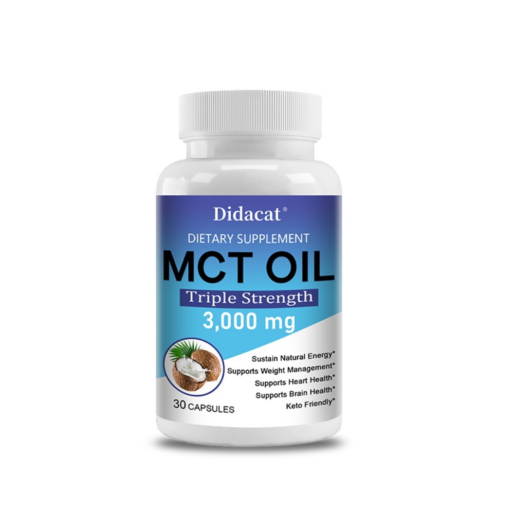 Pure MCT Oil 3000mg serving, C8 C10 Weight Loss, Energy, Brain Heart Health
