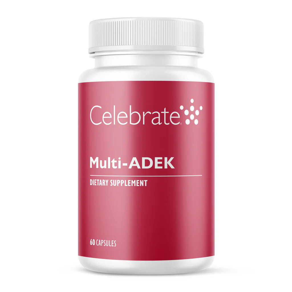 Celebrate Vitamins – Multi-ADEK Vitamin Capsules, Iron-Free