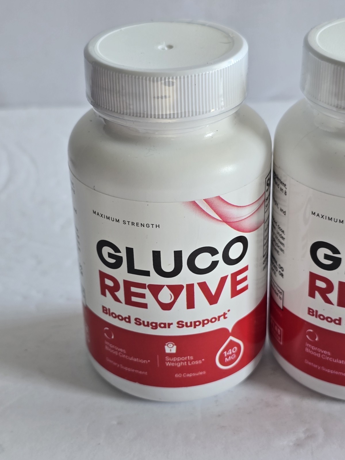 3 Bottles Gluco Revive Capsules – GlucoRevive All Natural, Glyco Optimizer