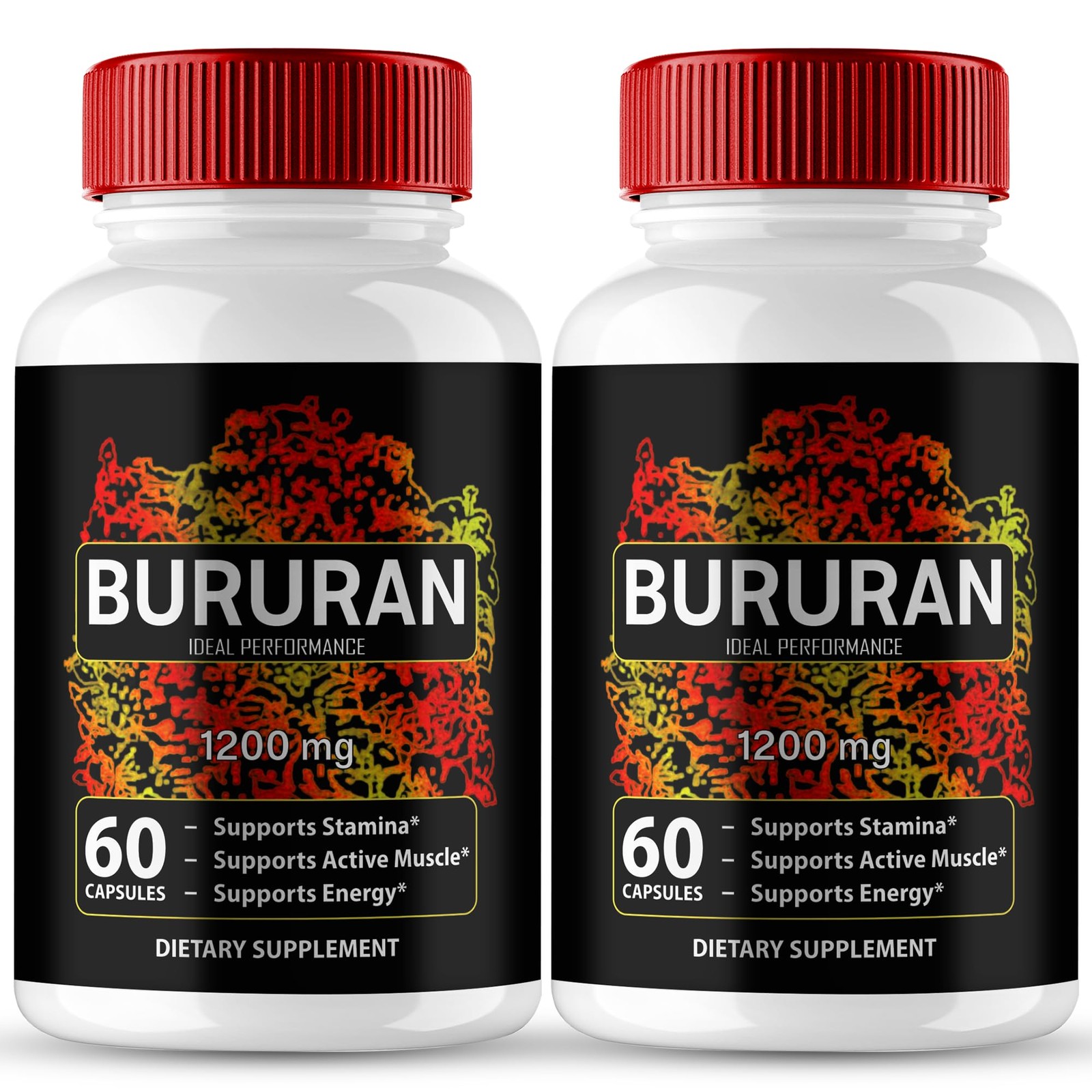 Bururan General Wellness Supplement – 120 Capsules (2 Pack)