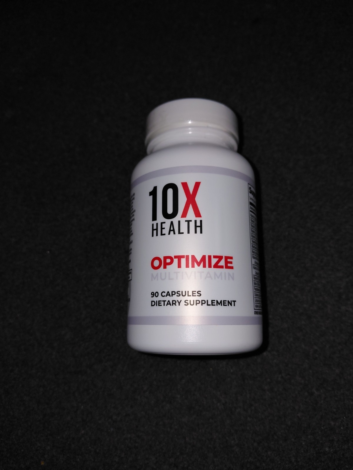10X Health Optimize Multivitamin General Wellness Vitamins A C D E K 90 Caps