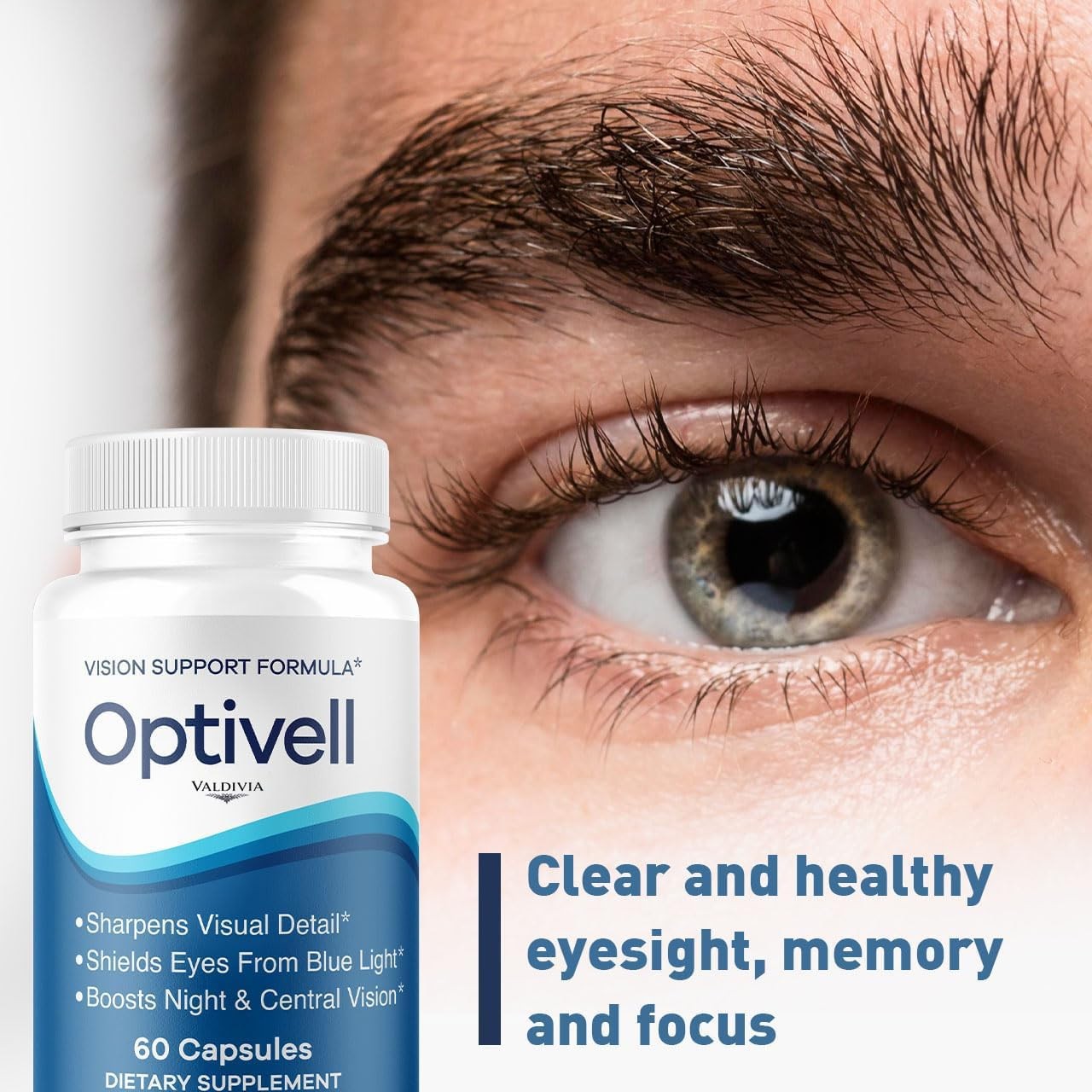 Optivell Eye Vision Health Support Supplement Capsules Lutein 2 Pack 120Ct