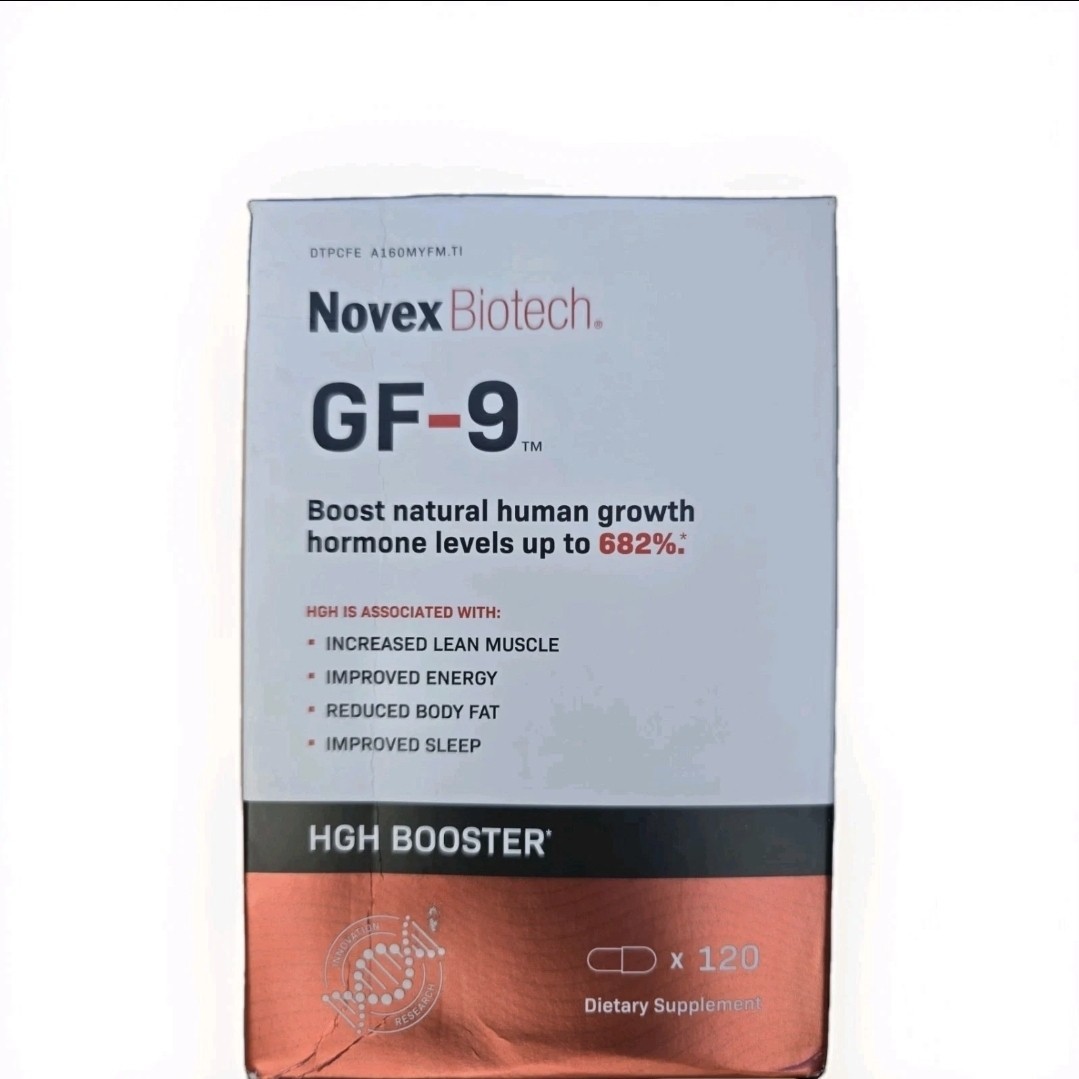 Novex Biotech Growth Factor 9 Dietary Supplement GF-9 120 Caps exp 2028