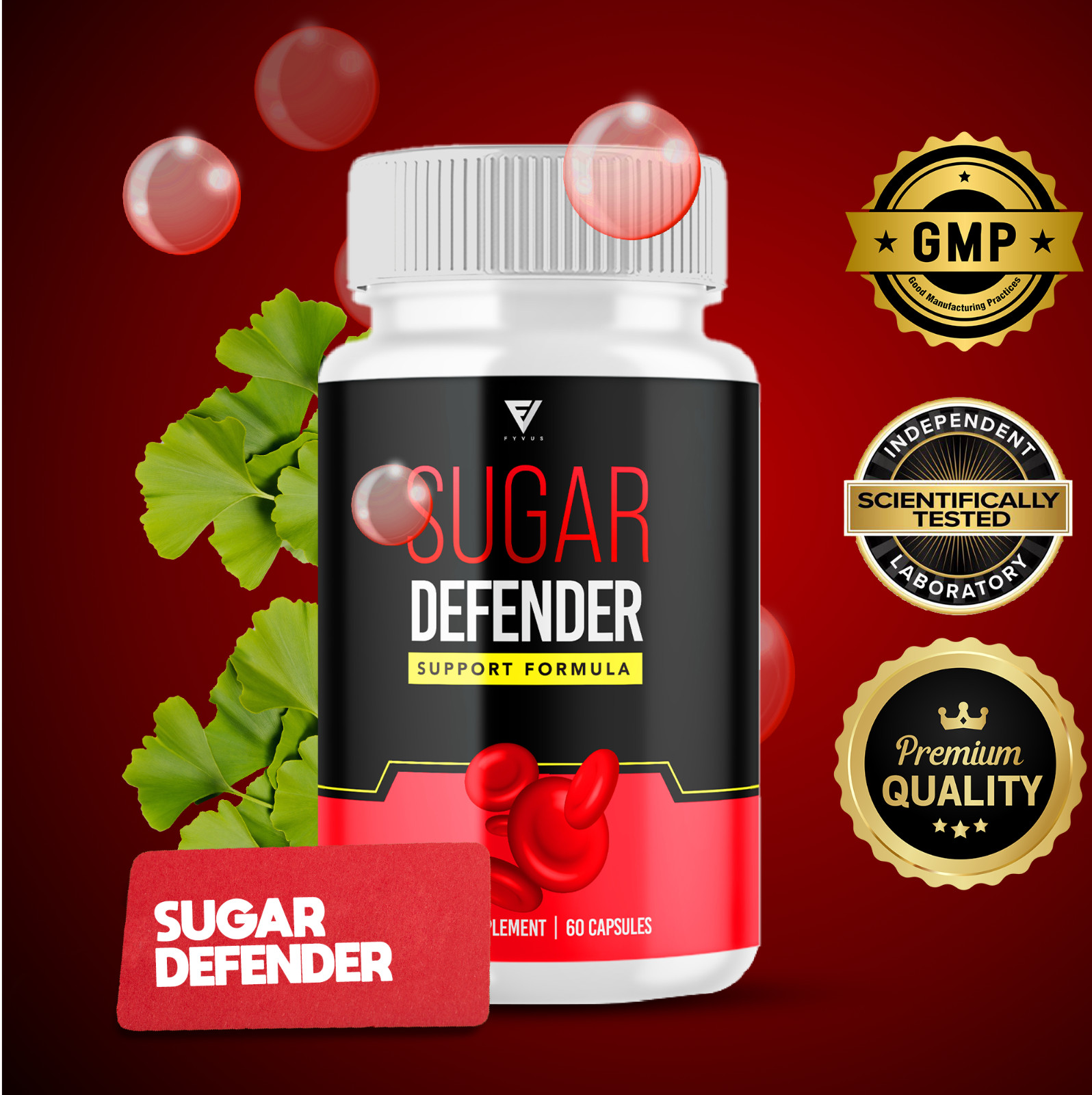 (5 Pack) Sugar Defender Blood Sugar Support Capsules Reviews (300 Capsules)