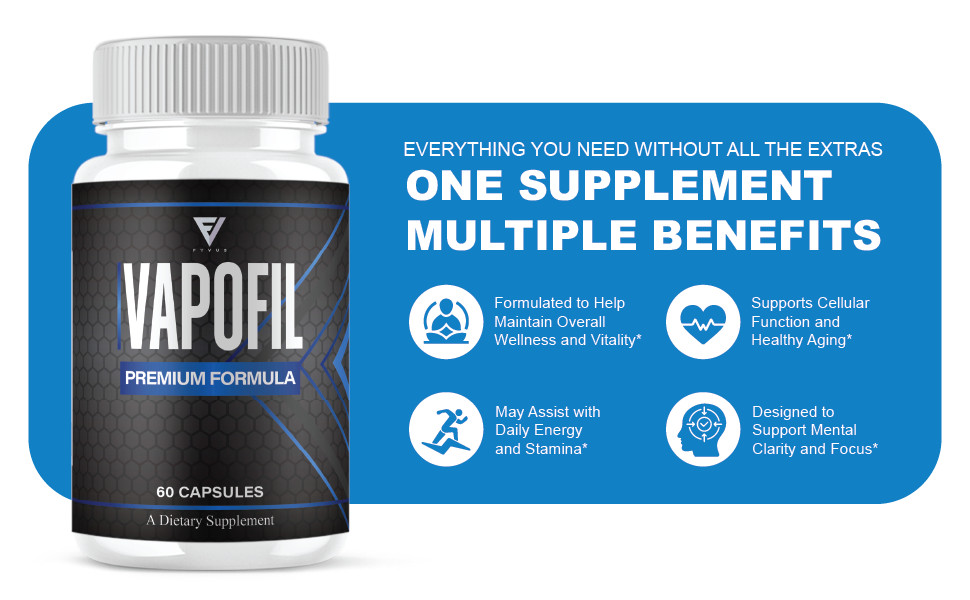 Vapofil Premium Performance Supplement, Vapofill Pills (60 Capsules)