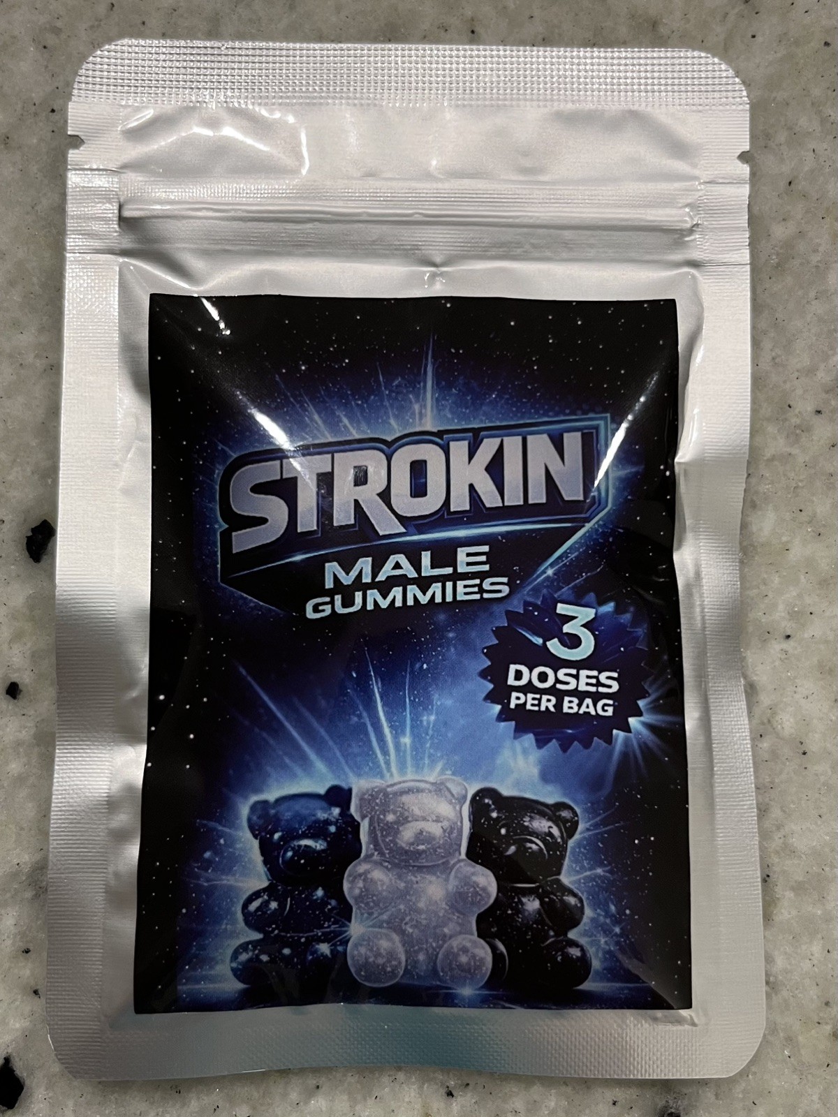 STROKIN Male Enhancement Gummies for Men Energy Support 5 Pack Performance
