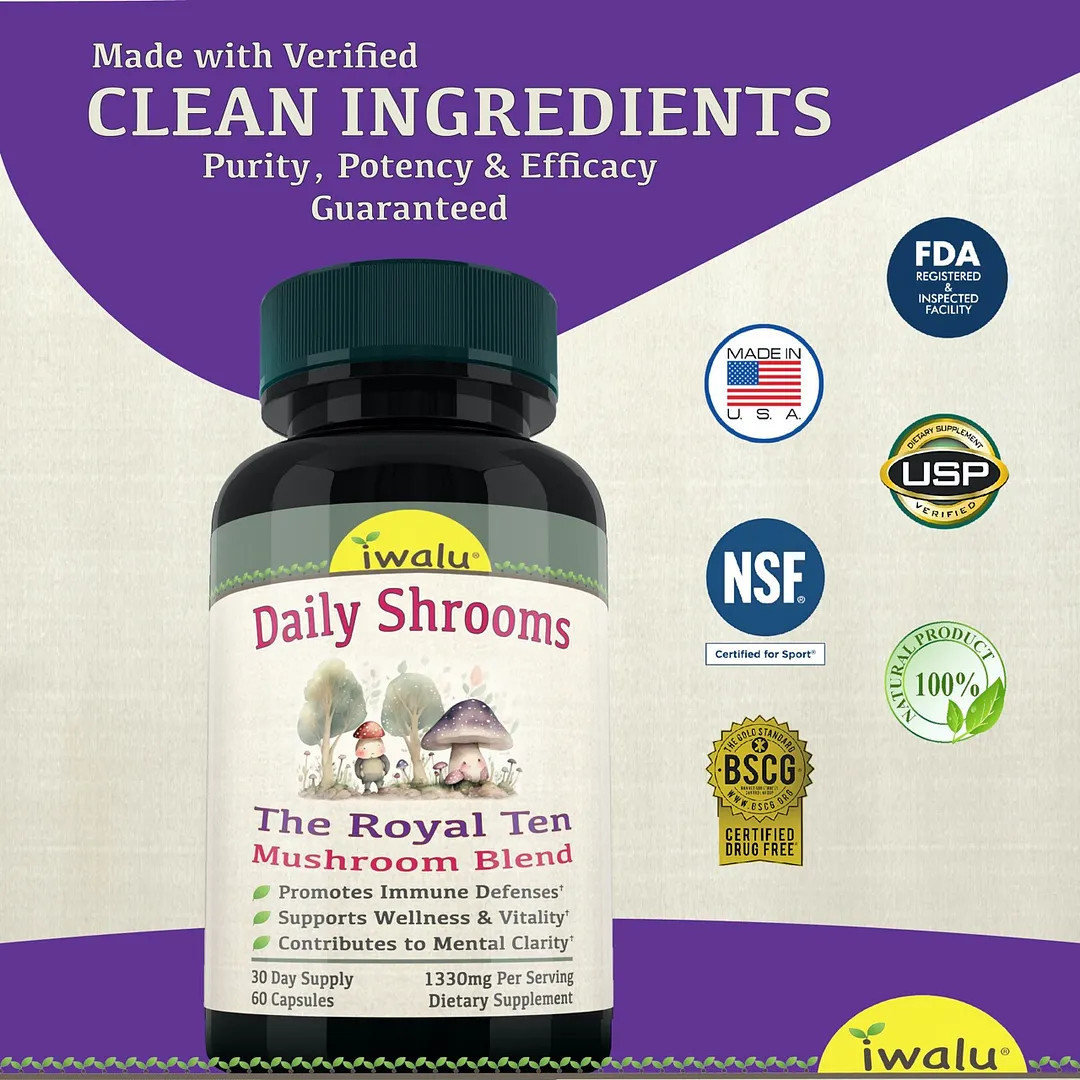 Best Lion’s Mane Brands | Best Supplement Capsule Pill Men Women FREE SHIP