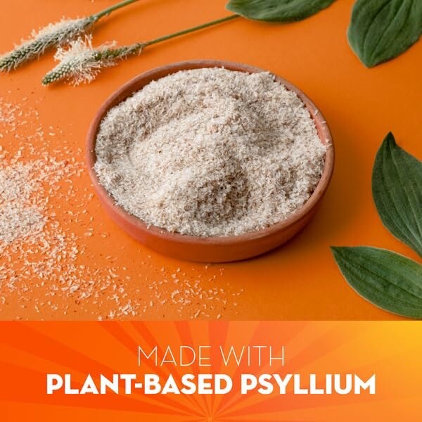 Metamucil Psyllium Husk 🌾 Powder with Real Sugar, 28.1 oz