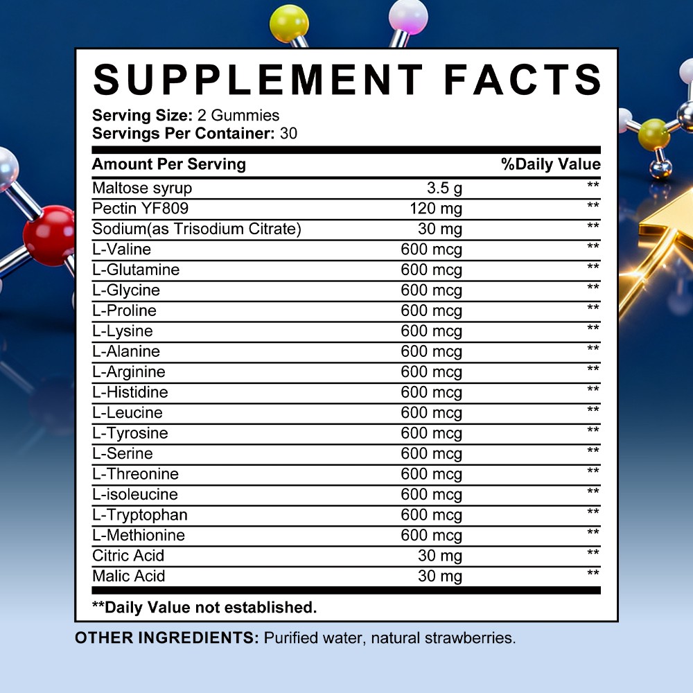 157 Gummies Support Muscle Growth Tissue Repair Boosts Energy Focus 60 Pills