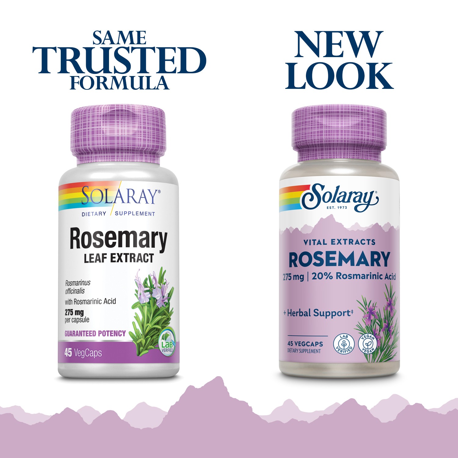 Solaray Guaranteed Potency Rosemary Leaf Extract, Veg Cap (Btl-Plastic) 275mg |