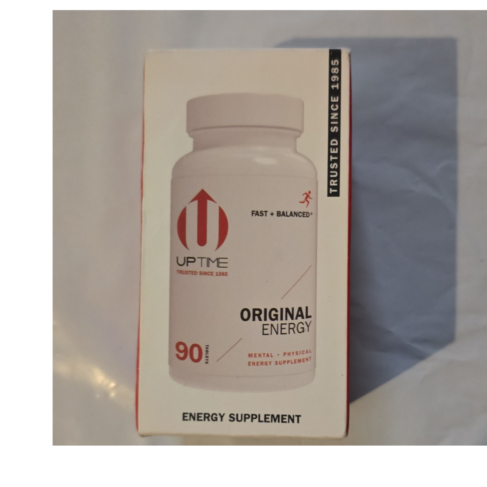 UPTIME Original Energy Support Supplement Tablets 90 Count 200 mg Exp 07/2026