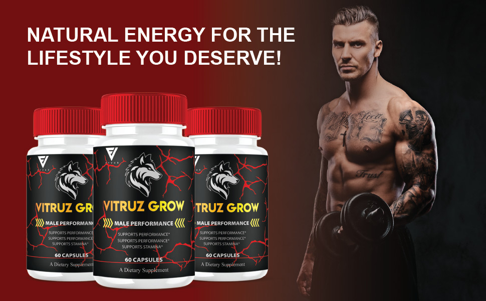 (2 Pack) Vitruz Grow Supplement, VitruzGrow Max Strength Capsules (120 Capsules)