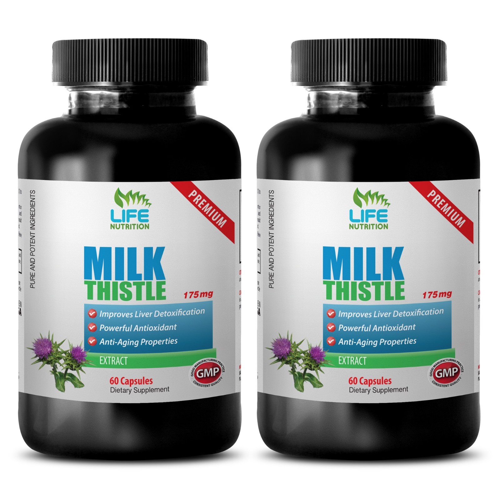 liver detox herb – Milk Thistle Extract 175mg 2B – dietary supplement