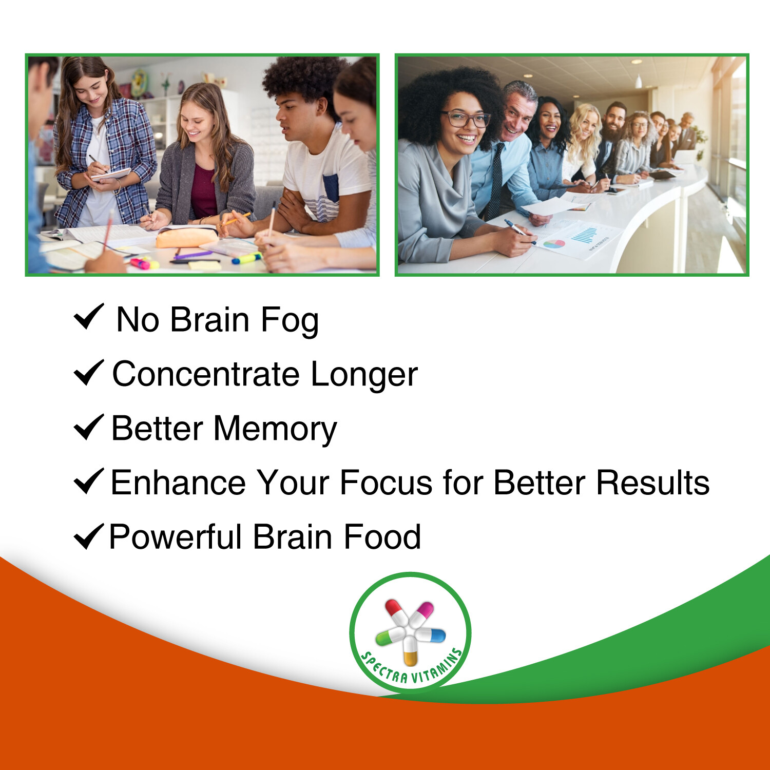 BRAIN POWER supports Mental Alertness and Focus, Ginkgo Biloba, Rosemary, B12,
